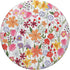 Daisy Flower Pattern On White Background Cute Botanical Grip PopSockets PopGrip: Swappable Grip for Phones & Tablets PopSockets Adhesive PopGrip...