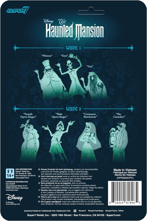 Super7 Disney Haunted Mansion Caretaker - 3.75" Disney Action Figure with Accessories Classic Disney Collectibles and Retro Toys...