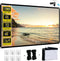 Foldable 60-inch Projector Screen, XINLEMY 4K 16:9 HD Portable Projection Movie Screen Double-Sided Cinema Screen for Home Theater Backyard Indoor...