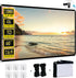 Foldable 60-inch Projector Screen, XINLEMY 4K 16:9 HD Portable Projection Movie Screen Double-Sided Cinema Screen for Home Theater Backyard Indoor...