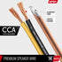 Install Link 14 AWG Gauge Speaker Wire Cable (30 Feet) Stereo, Car or Home Theater, CCA...