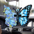 Butterfly Car Accessories Pendant, Hanging Charm Home Decoration Keepsake, Butterfly Car Hanging Ornament for Rear View Mirror Christmas Valentine...
