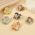 Anime Demon Enamel Pins Set, 5Pcs Anime Character Brooches and Lapel Badges Set, Tanjirou Agatsuma Zenitsu Metal Pins for Backpack Bag Hat Jacket,...