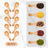 HANSGO 10PCS Small Wooden Spoons, 3 Inch Small Spoons for Spice Jars, Salt, Grains, Sugar, Coffee, Honey, Dessert, Tea, Mini Wooden Teaspoons for ...