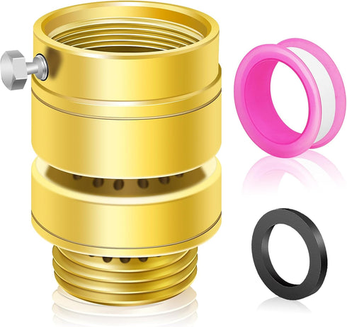 Fine Thread Vacuum Breaker, PK1390 1-1/16" Fine Thread Female No Lead Brass Self-Draining Vacuum Breaker, Hose Bib Vacuum Breaker, Providing you w...