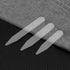 200PCS Clear Plastic Shirt Collar Stays Dress Shirt Collar Holder Inserts Tabs Shirts Collar Bones Jacket Shirt Collar Supports for Men...