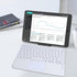 Wireless Bluetooth Keyboard with Touchpad,Portable Ultra Slim 7-Colors Backlit Keyboard,10 inch Rechargeable Keyboard for IPad/IPad Pro, Android T...
