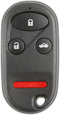 KeylessOption Key Fob Replacement for 1998 1999 2001 2002 2003 Honda Accord Acura TL Remote, 4-Button KOBUTAH2T, Programming Guide Included...