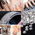 Onwon 288 Pieces SS34 / 7mm Clear Crystal Flat Back Brilliant Round Rhinestones Glass Stones Glitter Gems Transparent Faux Diamond (Clear)...