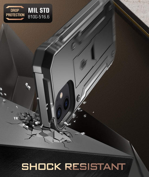 Poetic Revolution Case Compatible with iPhone 12 / iPhone 12 Pro 6.1 inch (2020 Release), Full-Body Rugged Dual-Layer Shockproof Protective Cover ...
