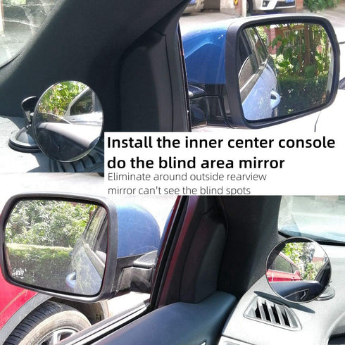 Blind area mirror of rear rear view mirror of baby car Observe convex side mirror of blind area on both sides of car Adjustable front mirror of ba...