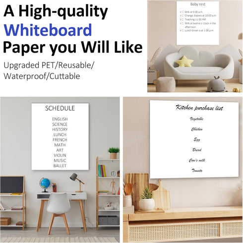 Dry Erase Board, 24x17 inches, White...