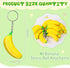 Jexine 40 Pack Banana Keychains Stretchy Toys Banana Fidget Toys Banana Stress Toy for Birthday Party Favors School Supplies...