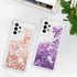 ANSHOW [2 Pack Samsung Galaxy A33 5G Case for Women Girls Liquid Glitter Cases, Cute Sparkly Clear Shiny Bling Slim Thin Protective Phone Case for...