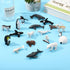 ONEST 25 Pieces Mini Arctic Animals Figurines Set Polar Animal Toys Plastic Arctic Tundra Deer Toy Animal Small White Bear Arctic Fox for Kids Bir...