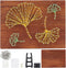 INFUNLY Leaves String Art Kit Creative Handmade Kit for DIY Lovers DIY Malachite Dance Craft Kit for Adult Beginners Wooden Frame Board with Pre P...