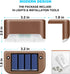 DenicMic Solar Deck Lights Outdoor, 3 Pack Solar Step Lights Waterproof Led Solar Lights for Outdoor Decks, Railing,Stairs, Step, Fence, Yard, and...