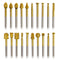 20pcs Rotary Bits Burr Set with 1/8 inch Shank for DIY Woodworking, Carving, Engraving, Drilling....