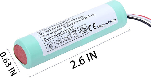 Professional Rechargeable Li-Ion Battery for AKAI EWI 5000 EWI Solo Single Battery Replacement Lithium Ion Battery Pack PH2.0 (TZ16650ZY/Green/Sin...