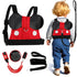 Lehoo Castle Toddler Leash for Walking, Baby Leashes for Toddlers Boys, Kid Harness with Leash, Child Safety Leash Anti Lost Wrist Link (Mickey)...