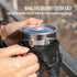 TiTo Titanium Cup Titanium Pot with Lid Ultralight Portable 300ml Foldable Handle Camping Tea Coffee Water Mug for Outdoor Backpacking Hiking Picn...