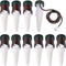 10 Pack Plant Watering Stakes Automatic Devices Plant Self Drip Irrigation Slow Release Indoor Outdoor Terracotta Water Spikes for Potted Plants F...