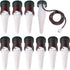 10 Pack Plant Watering Stakes Automatic Devices Plant Self Drip Irrigation Slow Release Indoor Outdoor Terracotta Water Spikes for Potted Plants F...