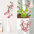 LIUCOGXI 4 Pcs Artificial Flower Plum Blossom Branch Real Touch Artificial Cherry Blossom Flower Short Stem for Table Wedding Bouquet Home Decor...