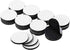 BRAVESHINE 36PCS Sticky-Back Adhesive Tape - Round Hook and Loop Adhesive Stickers - Double Sided Heavy-Weight Carpet Pads Wall Mounting Tapes for...