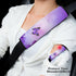 2 Pack Car Seat Belt Pad Cover Butterfly on Purple Flowers Pattern for Adults Kids, Universal Soft Safety Belt Shoulder Strap Cushion Protector fo...