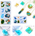 Woohome 40 PCS Island Silicone Mould Jewelry Resin Molds, 5 PCS Resin Casting Molds Jewelry Making Kit for Pendants, Necklace, Earrings, Jewelry C...