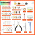 Tanstic 1467Pcs Jewelry Making Supplies Kit, Jewelry Making Kit with Jewelry Pliers, Jump Rings, Copper Wires, Jewelry Findings Supplies, Tweezer,...