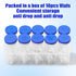 20ml Sealed Empty Vials for Injection, Transparent Glass Vials Self-Healing Injection Port, Liquid Sample Storage Vial with Caps(10pcs)...