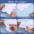 60PCS 2.2" Collar Stays for Men's Dress, Plastic White Collar Stays with Case, Waterproof Dress Shirt Collar Inserts Tabs, Reusable Shirt Collar I...