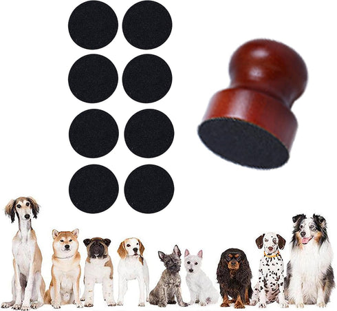 Dog Nail File with 8 Pcs Replaceable Sandpaper Dog Nail File Scraper Stress Free Dog Scratch Pad Mini Nail Scratch Board for Dog...