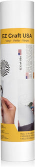 Glossy White Adhesive Vinyl Roll - Huge Permanent Vinyl Sheets 12"x40FT - Best Vynil Wrap Works With Cricut...