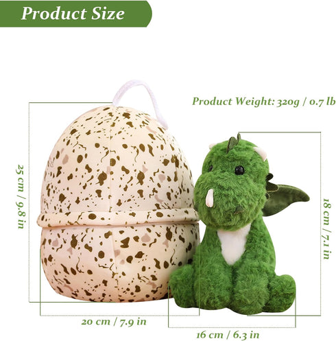 Dinosaur Stuffed Animal Toys,Dinosaur Plush Figure Toys Small Dino Pterosaur Plush Toys with Big Dinosaur Egg Cute Plush Doll Soft Stuffed Animal ...