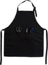 Kid Apron Adjustable Strap with 2 Pockets Painting Cooking Craft Backing Unisex Age 8-12(Black)...
