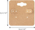 joycraft Earring Cards - 2" Kraft Earring Display Holder Cards, 100Pcs Blank Paper Cards with 6 Holes, Jewelry Display Cards for Selling, Hanging ...