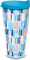 Tervis Yao Cheng - Vertical Stripes Made in USA Double Walled Insulated Tumbler Travel Cup Keeps Drinks Cold & Hot, 24oz, Classic...
