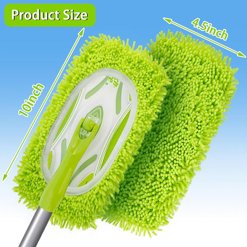Reusable Dry Sweeping Cloths Microfiber Wet Mop Pads Compatible with Swiffer Sweeper Mop Replacement Sweeping Mopping pad Refills for Hardwood Sur...