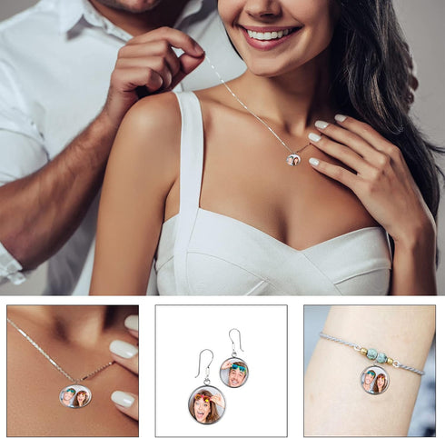 60 Sublimation Pendant Tray for Jewelry Making Include 20 Round Blank Pendant Base 20 Flatback Clear Glass Dome 20 Aluminum Sheet Sublimation Blan...