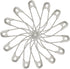 120Pcs 1-1/2 Inch Curved Safety Pins, Quilting Basting Pins Versatile and Sturdy Nickel-Plated Steel Pins for Precise Quilting...