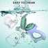 Baby Fruit Food Feeder Pacifier - Fresh Fruit Teething Toy 6M+, BPA Free Safely Introduce Solids Teething Relief Toy includes Add Silicone Sacs, 2...