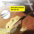 Small Reptile Food Plastic Replacement Cup Worm Water Dish Feeder Lizard Gecko Ceramic Pet Bowls with Tongs for Tortoise Lizard Bearded Dragon Fro...