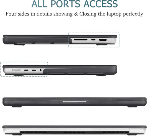 May Chen Compatible with M4 MacBook Pro 16 inch A3403 Max A3186, M3 A2991 M2 A2780 M1 A2485 Pro Max 2024-2021 Release, Plastic Hard Shell Case wit...