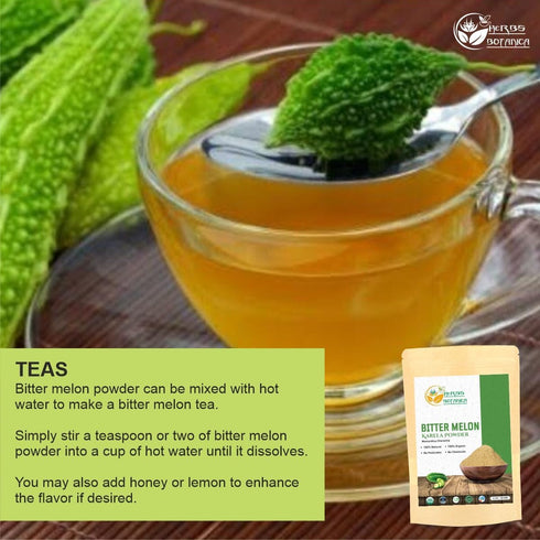 Bitter Melon Powder| Karela Powder | Momordica Charantia 100% Organic Non GMO | Gluten Free | Promotes Healthy Lifestyle...
