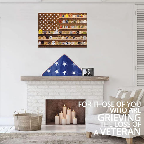 Anley Vinyl Memorial Flag Display Bag with Zipper - Easy Storage and Lightweight - American Veteran USA 5' x9.5' Folded Flags Plastic Bags...