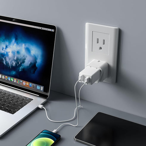 Bates- Europe to US Plug Adapter, 5 Pack, (Type A & B), European to US Plug Adapter, EU to US Plug Adapter, Adapter Europe to USA, Plug Adapter Eu...