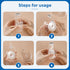Transparent Tape with Dispenser and Refills,Clear Tape for Home,School and Office Supplies,0.7x1000 Inch, 8 Pack...